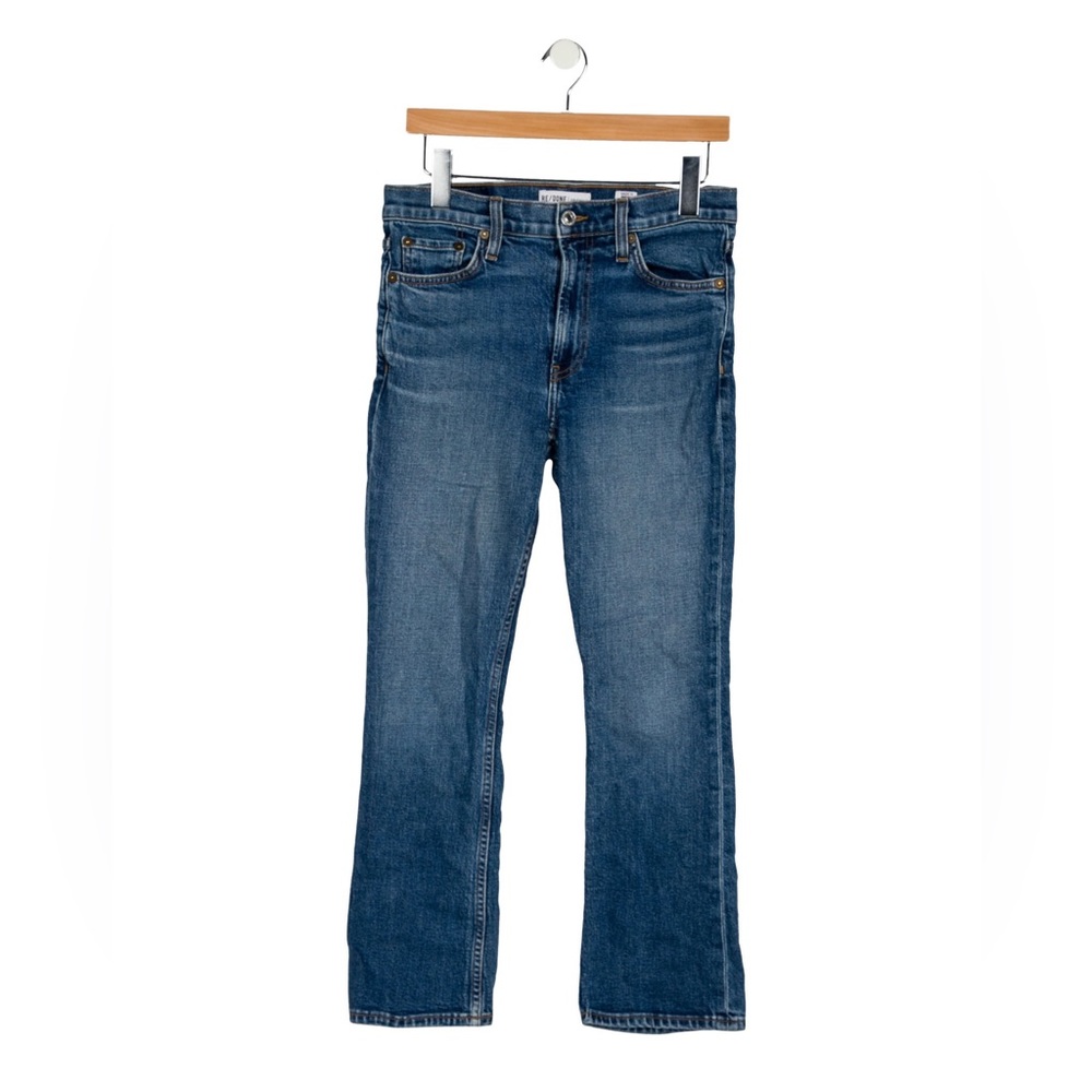RE/DONE Mid-Rise Straight Leg / Boot-Cut Jeans
